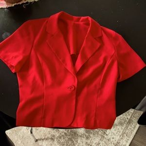 Vintage red top